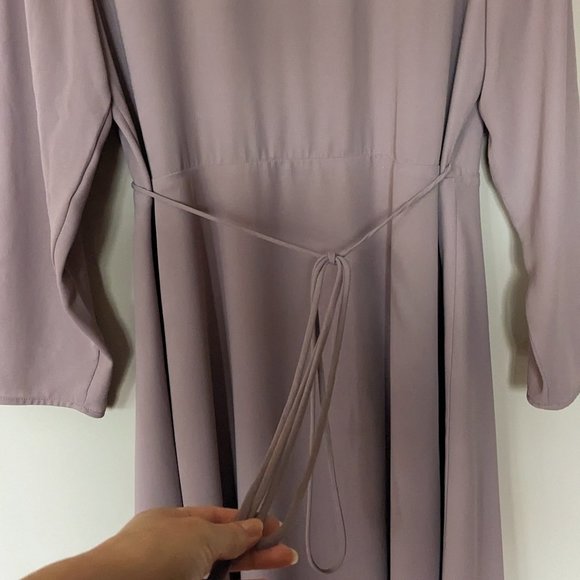 Aritzia Babaton Optima Dress in Shadow Mauve Size L - Picture 11 of 14